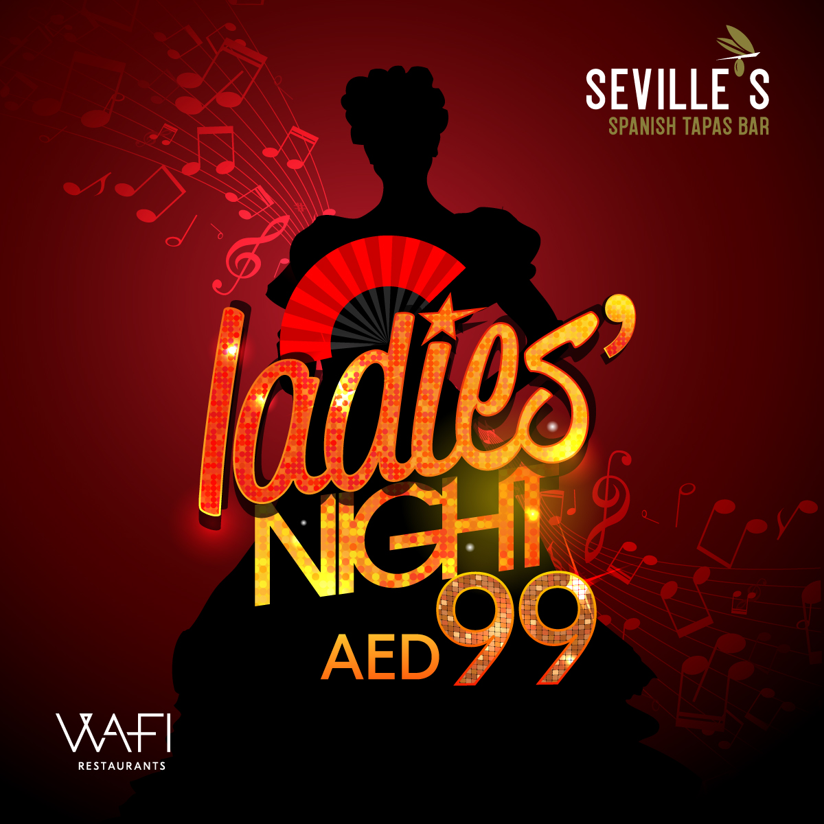 Sevilles Ladies Night Fb Post