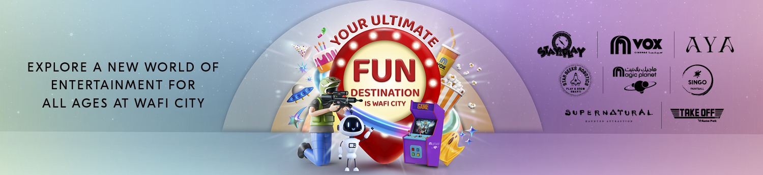 Wafi City Fun Destination What's On Banner