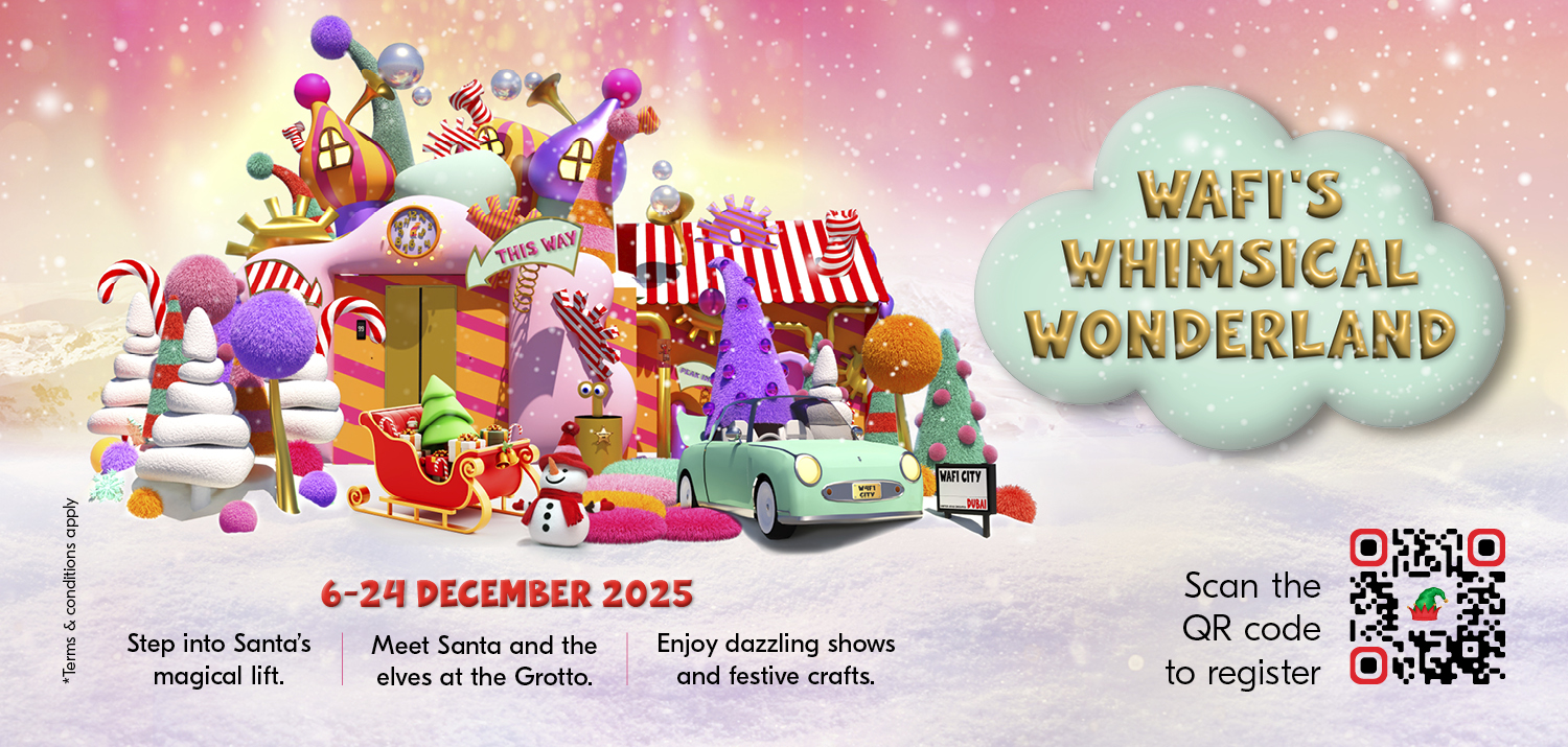 Wafi City Christmas 2025 Website Home Page Banner