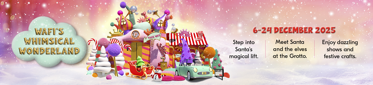 Wafi City Christmas What's On Banner