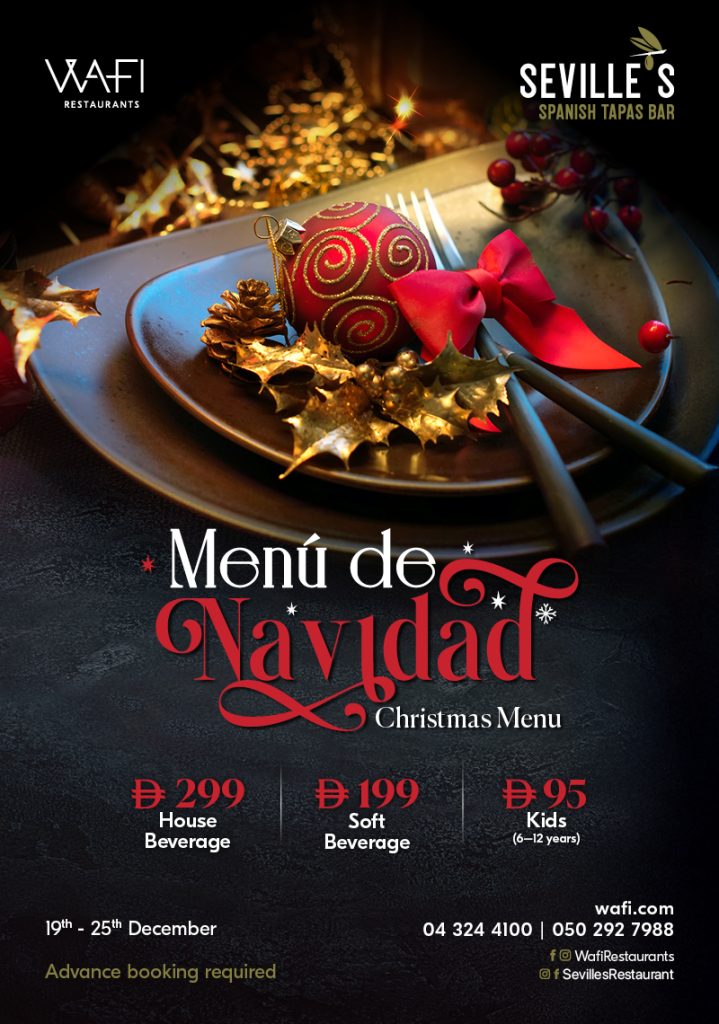 Seville Christmas Menus Digital Newsletter